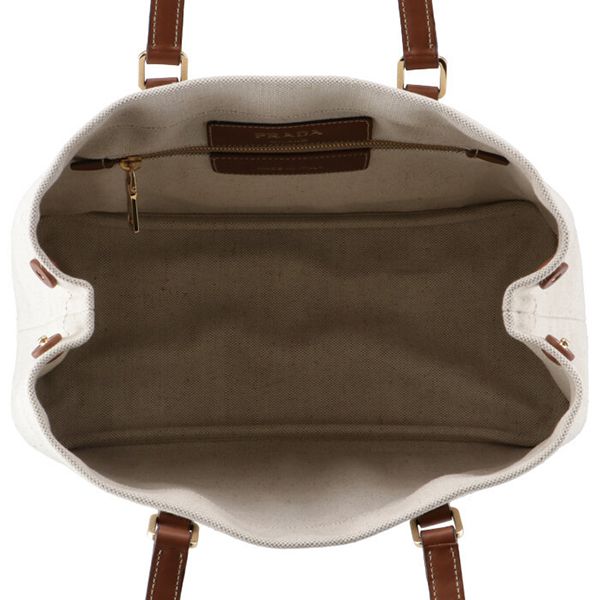 プラダトートバッグ キャンバス レザー ショッピングバッグコピー1BG355OOO 2DLI A5T